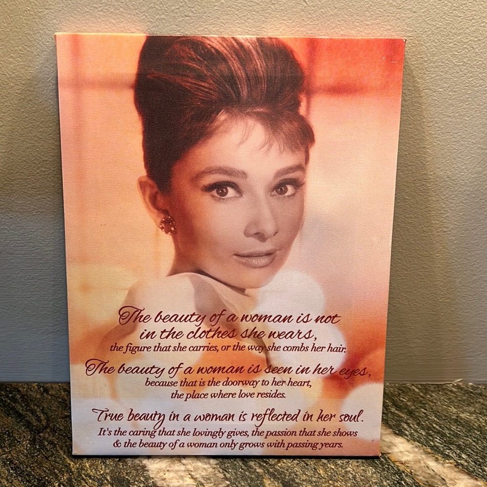 Audrey Hepburn art work quote